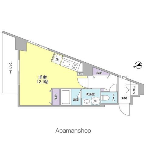 スタイリオ元住吉の間取り写真