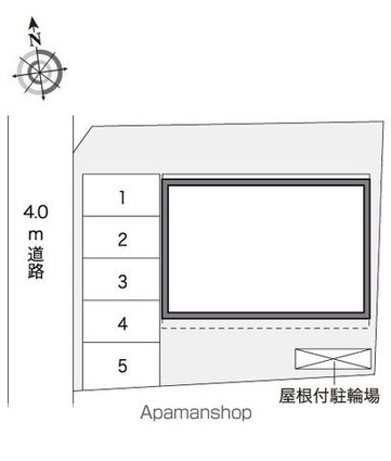 レオパレスおゆみ０６[1K/28.02m2]の配置図