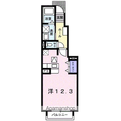 エスポワール．Ｙ[1K/33.15m2]の間取図