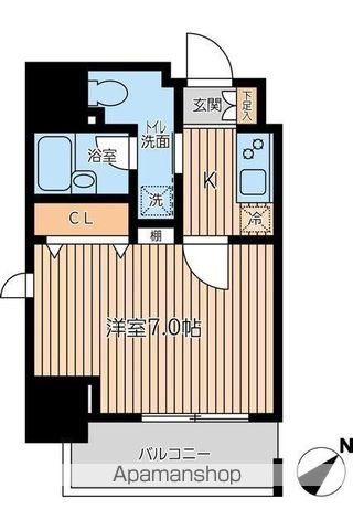 中央区新川のマンションの間取り