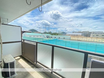 ローズ・シャンブル[2K/34.65m2]のバルコニー