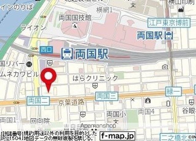 エスコート両国Ⅱ[1K/22.91m2]の周辺