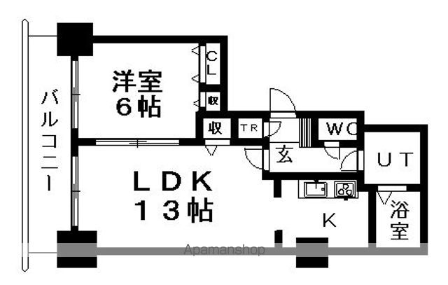ティアラタワー中島倶楽部の間取り写真