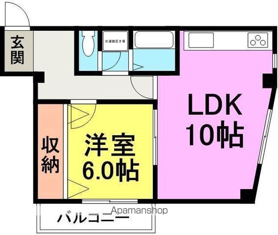 市隆ハイツ武庫之荘の間取り写真