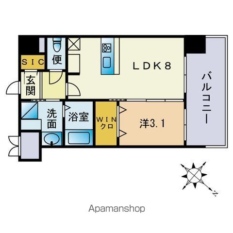 アクシオン高宮駅前グラシアの間取り写真