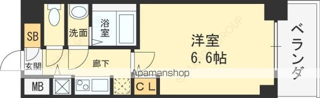 サムティ大阪GRANDEASTの間取り写真