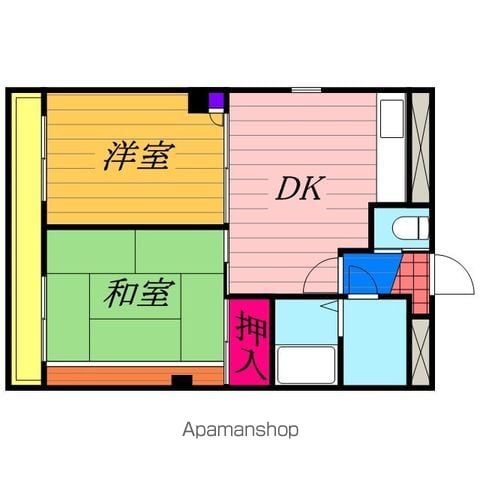 【マンションベルベルの間取り】