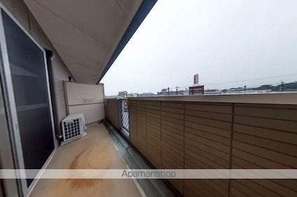 ドエル森の木Ⅱ[1K/28.08m2]のバルコニー