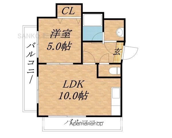 クレアール23の間取り写真