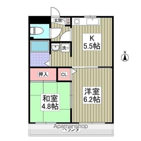 エーデルハイムの間取り写真