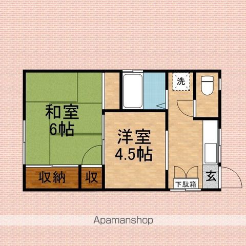 グリーンハイツの間取り写真
