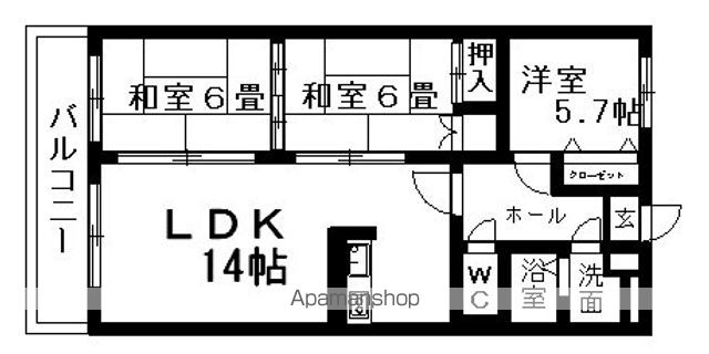 すてーじあ錦ヶ丘の間取り写真