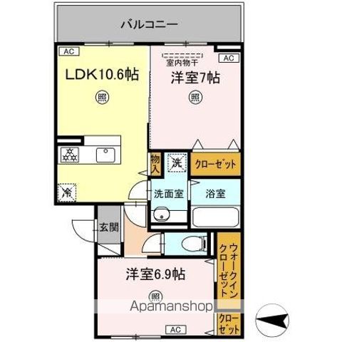 グランフォレスト大江の間取り写真