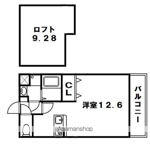 マンション桃の間取り写真