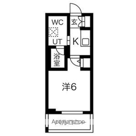 【川崎市高津区下作延のマンションの間取り】