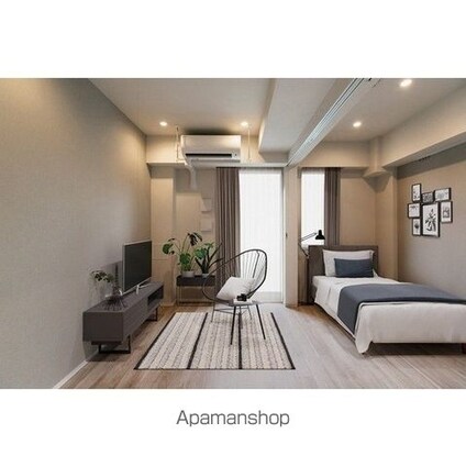 アジュールテラス目黒八雲[1DK/25.13m2]のリビング・居間