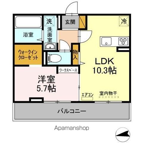 シャルムの間取り写真