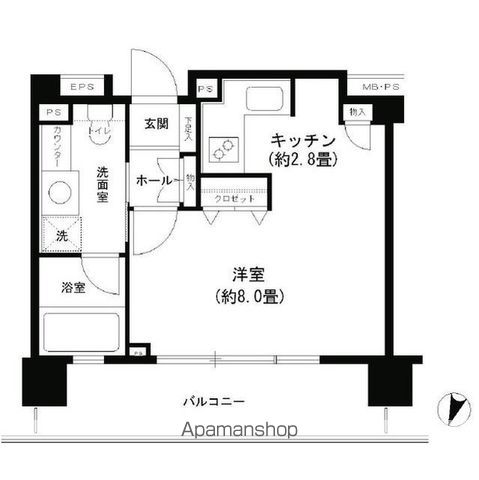 クリオ文京小石川の間取り