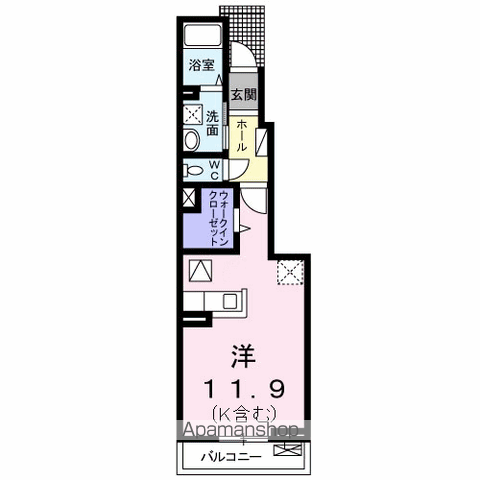 リアン・ヴェールの間取り写真