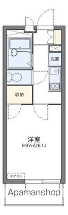 レオパレスプランドール鶴見[1K/19.87m2]の間取図