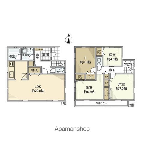 馬場戸建の間取り写真