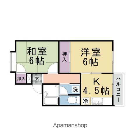 ヴァンベール中村の間取り写真