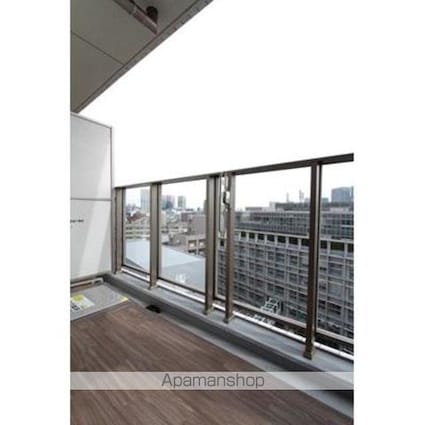 レビスタ白金高輪[1K/25.18m2]のバルコニー