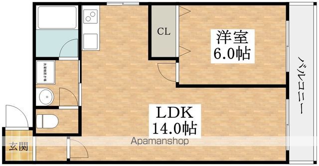 パークメゾン一刻館の間取り写真