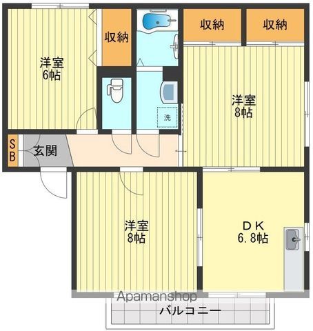 東大和市仲原４丁目&nbsp;2階建&nbsp;築33年のイメージ