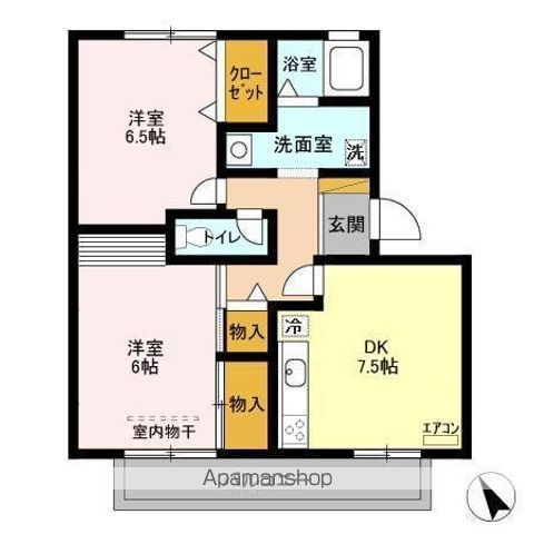 コスモパーク　Ｃの間取り