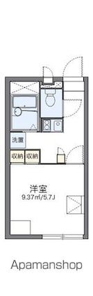 レオパレス柏[1K/20.28m2]の間取図
