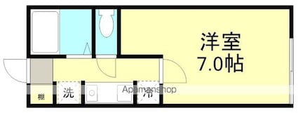 和歌山県和歌山市有本[1K/20m2]の間取図