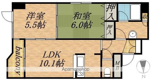 LE CIEL大通の間取り写真