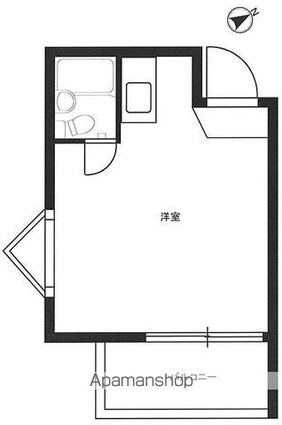 東京都杉並区高円寺南３丁目[1R/14.26m2]の間取図