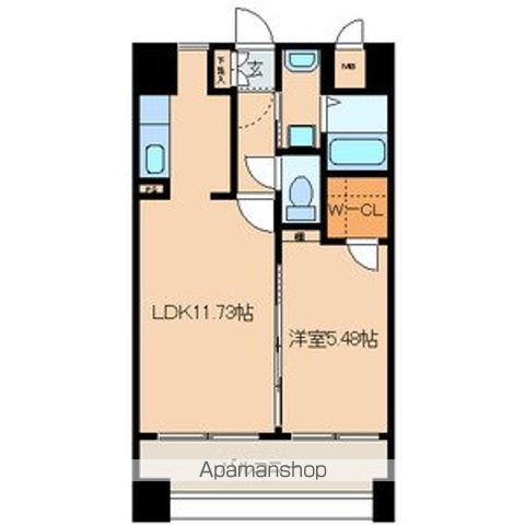 セゾンドール貝塚の間取り