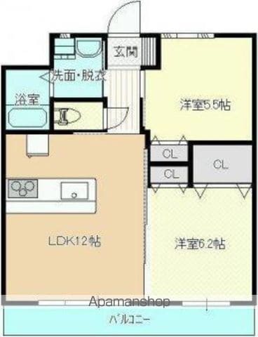 ASTERIA祇園の間取り写真