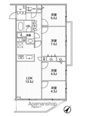 LIMERESIDENCE HIKIFUNEの間取り写真