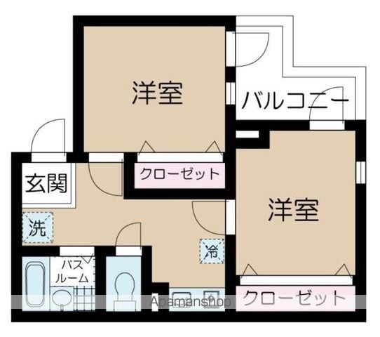 アムール戸山の間取り写真