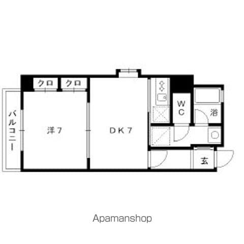 【福岡市南区清水のマンションの間取り】