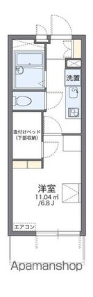 レオパレスソフィア　壱番館[1K/19.87m2]の間取図