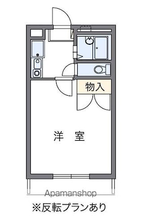 マグノリア春日[1K/23.18m2]の間取図