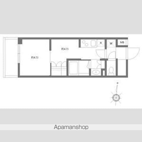 グランパセオ清澄白河Ⅱの間取り