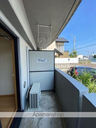 香川県高松市多賀町３丁目[1K/25.5m2]のバルコニー