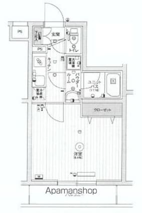 東京都板橋区小茂根２丁目[1K/26.27m2]の間取図