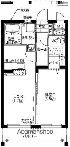 なのはなハイツVの間取り写真
