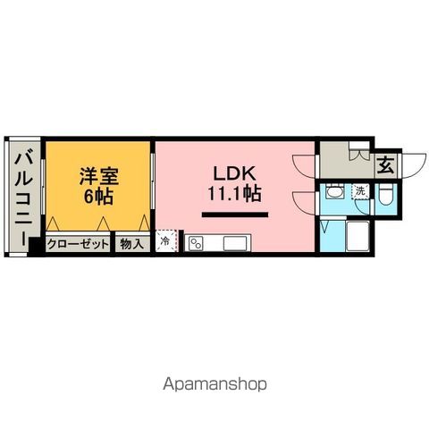 【福岡市東区箱崎のマンションの間取り】