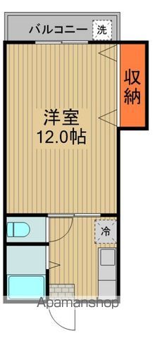 川口マンションの間取り写真
