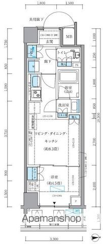 パークアクシス品川シーサイドの間取り写真