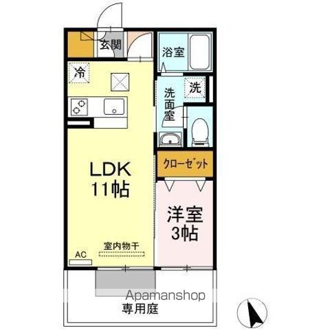 プラージュ屋島の間取り写真