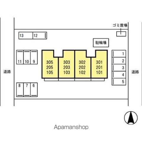 パルトネール伊都Ⅱ 101 ｜ 福岡県福岡市西区今宿西１丁目6-3（賃貸アパート2LDK・1階・62.90㎡） その3